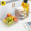 Cesta de Almacenamiento Home Story Acero Inoxidable 304 Cocina Baño Sala de Estar Hogar Metal Cesta para Artículos Varios Contenedor de Almacenamiento