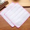Paño de cocina antiadherente absorbente de aceite, paño de limpieza de cinco capas, paño de limpieza sin pelusa, paño de limpieza para cuencos