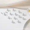 Joias para Unhas Artísticas Transfronteiriças Laço Metal Liga de Zinco Unha para Usar Joias de Unha Fabricante Atacado Unha Artística Borboleta