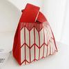 Bolso Festivo Rojo Nuevo Tema de Boda para Dama de Honor Regalo de Acompañamiento de Boda Bolso Tejido