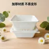 Caja de Embalaje Cuadrada Desechable Biodegradable Estilo Americano 900ml Caja para Ensalada de Frutas y Verduras Pulpa de Caña de Azúcar Contenedor de Comida para Llevar