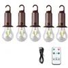 Nova Lâmpada de Camping Recarregável Solar, Luz Ambiente, Lâmpada de Tungstênio Portátil Multifuncional, Lâmpada de Lâmpada de Camping Retro para Exterior