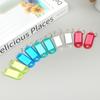 Cartão-chave transparente de cristal transfronteiriço Hotel Hotel etiqueta bagagem escritório gerenciamento número classificação chaveiro