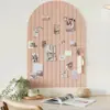 Pegatinas de Pared de Fieltro Rayado Arqueado en Stock de Fábrica Transfronteriza Decoración de Pared para el Hogar Pizarra Creativa Autoadhesivas sin Taladro