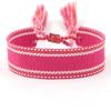 Pulsera nueva tejida a mano Correa de muñeca simple europea y americana Estilo bohemio Cinta de pareja en blanco Cuerda de mano DIY