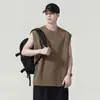 Chal de Modal Fresco de Verano para Hombre, Corte Holgado, Tallas Grandes, Nueva Camiseta sin Mangas Elegante y de Moda 2026 para Niños, Venta al por Mayor