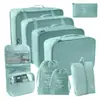 2025 Novas Sacolas Organizadoras Populares para Cosméticos, Mudança, Viagem, Conjunto de Sete Peças para Roupas, Colchas, Roupa Íntima, Desktop Atacado