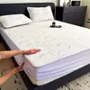 2026 Nuevo Modelo Grado A Polietileno Serie de Plantas Verdes Jacquard Enfriamiento Alfombrilla Suave 90*200cm Juego de Dos Piezas