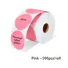 Papel Adhesivo Térmico de Color para Etiquetas, Papel Circular