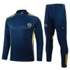 2526 Traje de Entrenamiento de Fútbol para Adultos Traje de Entrenamiento de Fútbol Manga Larga Conjunto para Adultos Otoño e Invierno Conjunto de Entrenamiento de Manga Larga para Adultos