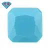Huagang Gems Praça Azul Turquesa Nano Chanfrada Pedra Solta Atacado Pedras Sintéticas Resistentes a Alta Temperatura para Cravação