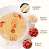 Não precisa cozinhar lentamente! Sopa de ninho de pássaro, goji berry e fungo branco, repleta de fungo branco, tâmaras vermelhas, goji berries e açúcar de pedra, super conveniente para nutrição diária