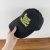 Chapéu Feminino de Verão Fino Secagem Rápida Respirável Chapéu de Sol Estilo Coreano Moda Versátil Boné Bordado com Letra Mostra Rosto Pequeno
