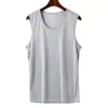 Chaleco Hueco de Malla de Seda de Hielo para Hombre Chaleco Fino de Verano para Hombre Ajustado Deportivo Transpirable Fitness Camiseta Base