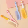 Pente de Cabeleireiro de PVC Desenho Animado Capa Antiderrapante para Cabo Criativa Fofa Pet Girl Portátil Pente de Cuidados com o Cabelo Capa de Cola