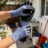 Guantes de Espuma King de Neumático de Goma, Antideslizantes, Resistentes al Desgaste, Transpirables Recubiertos de Látex, para Hombres y Mujeres, para Sitios de Construcción y Protección Laboral