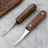 Cuchillo de acero inoxidable 420 para cortar camarones, herramienta de cocina para limpiar salchichas y camarones, cepillo para barriga de pescado, cuchillo para langosta, pelador de camarones, mango de madera para cortar camarones.