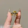 Quatro Séries Principais de Anéis Apresentando Leão, Cobra, Águia e Texugo com Diamantes Brilhantes, Anéis Exquisitos de Nicho Tendência de Alta Gama Inspirados em Anime