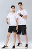 Camiseta Esportiva de Secagem Rápida com Gola Redonda para Maratona de Verão Camisa Cultural Estampa em Corpo Inteiro Uniforme de Classe Logotipo Personalizado Íon Prata