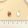 Óleo Branco K30 Desenho Animado Fofo Pingente de Liga DIY Pulseira Brincos Chaveiro Acessórios de Joia em estoque Atacado