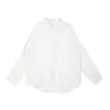 Venta de liquidación: Camisa con protección solar de Lyocell para uso diario para mujer, Elegante camisa fina de verano holgada para ir al trabajo