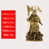Fábrica al por mayor Kowloon Guan Gong Guan Erye adornos de latón artesanías cobre Guan Gong adornos para el hogar sala de estar