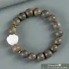 Pulsera de Sándalo Verde Añejo Argentino al por Mayor para Hombres y Mujeres, Joyería de Madera Cultural y Artística, Fábrica de Cuentas de Oración de Mano