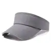 Chapéu de Sol de Verão Simples Casual para Exterior Chapéu em Branco para Imprimir LOGO Chapéu Publicitário Aba Alargada Proteção Solar Topo Vazio