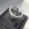 Seção de suporte de anel de diamante de prata S925 4x 6 5x 7 6x 8 7x 9 8x 10 9x 11 10x 12 face de ovo 15x20