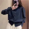 Cárdigan de punto fino de lana suave y amigable con la piel, formato grande para mujer, estilo coreano, abrigo exterior suelto, negro