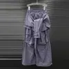 Otoño Temprano 2025 Nuevo Diseño Desestructurado Pantalones Casuales para Mujer Moda Retro de Cuadros Nicho Pantalones de Pierna Ancha Pantalones Largos