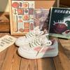 Verano 2023, marca de moda transpirable, diseño de nicho, zapatos deportivos casuales, suela gruesa, sin cordones, para estudiantes, combinables con todo