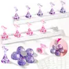 Suporte de Prática para Manicure Japonesa Rack de Prática Tabuleiro de Xadrez Suporte de Exibição de Trabalho Conjunto de Acrílico com Suporte de Unha Magnético Conjunto Venda por Atacado