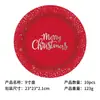 Set de utilería de decoración de ambiente navideño, platos de papel desechables, vasos de papel, servilletas de papel, vajilla temática para fiestas al por mayor