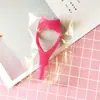 Venta al por mayor del fabricante Tarjeta Simple Tres en Uno para Pestañas Plástico PP Tarjeta para Delineador Asistente de Pestañas Herramienta de Belleza para Cejas