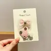 Pinzas para el Cabello de Seta Cuadros Lindas de Dibujos Animados para Niños de 3-6 Años, Pinzas para el Cabello No Dañinas, Accesorios para el Cabello Infantiles, Pasadores para Niñas