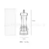 Molinillo acrílico, molinillo de pimienta transparente, botella manual multiusos para condimentos, pimienta, comino y molinillo de especias