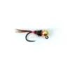 Blf047 Nova Mosca Ninfa com Cabeça de Tungstênio Isca Ninfa Isca Artificial Isca para Pesca com Mosca Mosca Falsa Mosca