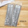 [Envío completo] ancho 1.5cm hebilla de plástico tirante de hombro transparente de alta elasticidad tirante de hombro invisible tirante de sujetador al por mayor