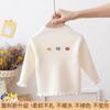 [En stock, ropa para niños, suéter para niños y niñas, camisa básica que combina con todo, suéter para bebé, suéter grueso, ropa de otoño e invierno para niños, nuevo]