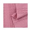 Tejido jacquard elegante de tres arrugas con textura de amoníaco de poliéster de 180 g, tejido de punto para camisetas y vestidos de moda de primavera y verano.