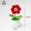 Plantas Engraçadas Transfronteiriças Novas Energia Positiva Transfronteiriça Vasos de Plantas Boneca de Amor Crochê de Lã Feita à Mão Enfeites
