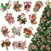 Cana de Açúcar de Natal de Novo Produto Transfronteiriço Cana de Açúcar de Madeira Criativa Ornamento Pendurado para Decoração de Festa em Casa Aconchegante