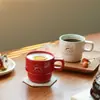 Caneca Cerâmica Criativa Empilhável Caneca de Café de Alto Valor Caneca de Leite Com Logo
