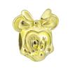 Panjia nuevo plata Santa goteando aceite DIY cuentas sueltas acero inoxidable dorado Pato Donald pulsera de cuentas