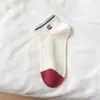 Calcetines de Verano para Mujer, Calcetines Cortos, Estilo Coreano, Anti-Olor, Absorbentes de Sudor, Malla Transpirable, Calcetines Cortos de Tubo Sin Costuras con Gato Lindo para Mujer