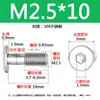Tornillos Antiaflojamiento de Acero Inoxidable 304 con Cabeza Plana Hexagonal de Cabeza Delgada, Tornillos Antiaflojamiento cm, Tornillos de Rosca Parcial