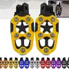 Peças Modificadas para Motocicleta Pedaleiras de Liga de Alumínio CNC Pedais Metálicos Antiderrapantes Pedaleiras Traseiras Universais Resistentes ao Desgaste