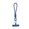 Lanyard Tejido Corto de Moda para Teléfono Móvil Anillo de Doble Propósito Multifuncional Correa de Muñeca Cuerda de Poliéster Fuerte Anti-Pérdida Accesorios