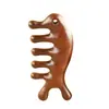 Pente de Massagem de Sândalo Natural Pequeno Portátil Multifuncional Pente de Meridianos do Couro Cabeludo Pente de Madeira para Tendões Femininos Lembrança